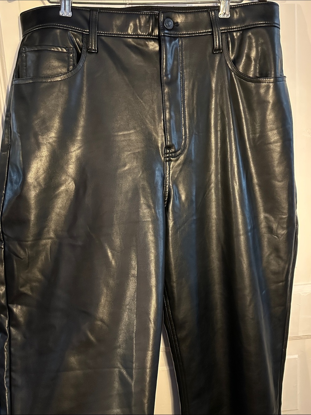 Abercrombie & Fitch Women’s Black '90s Straight Ultra High Rise’ Curve Love